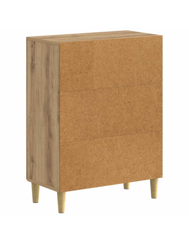 Mobiletto da Bagno DELFT Rovere Artigianale 59,5 x 31 x 80 cm
