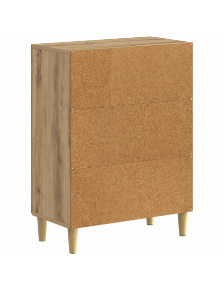 Mobiletto da Bagno DELFT Rovere Artigianale 59,5 x 31 x 80 cm