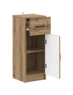 Mobiletto da Bagno UTRECHT Rovere Artigianale 30 x 31 x 77 cm 2
