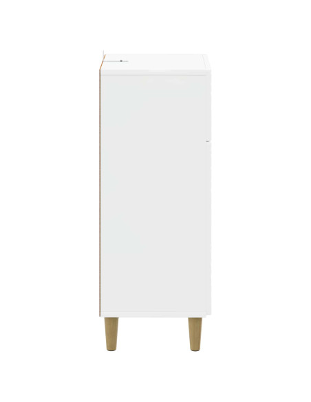 Mobiletto da Bagno DELFT Bianco Lucido 30 x 31 x 80 cm