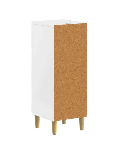 Mobiletto da Bagno DELFT Bianco Lucido 30 x 31 x 80 cm