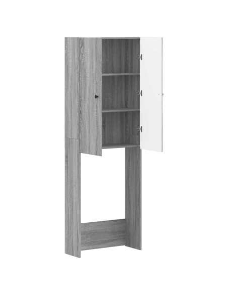 Mobile Bagno BREDA Sonoma grigio 66 x 25,5 x 190 cm
