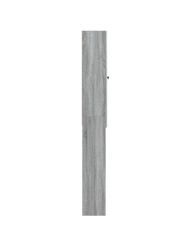 Mobile Bagno BREDA Sonoma grigio 66 x 25,5 x 190 cm