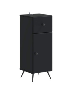 Mobiletto da Bagno BREDA Nero 30 x 31 x 80 cm