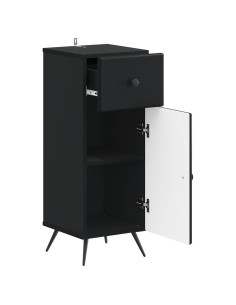 Mobiletto da Bagno BREDA Nero 30 x 31 x 80 cm 2