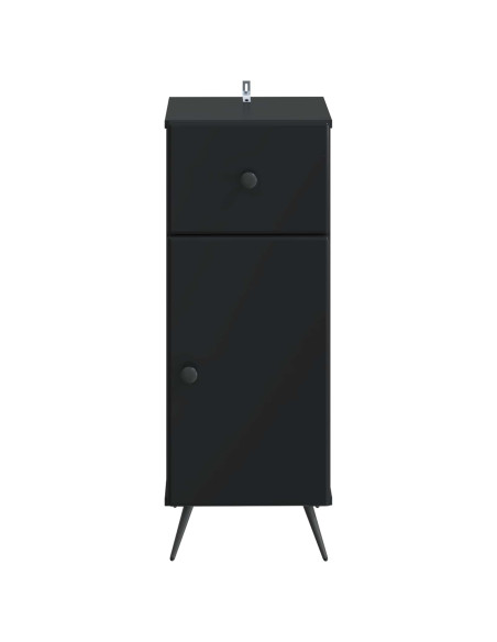 Mobiletto da Bagno BREDA Nero 30 x 31 x 80 cm