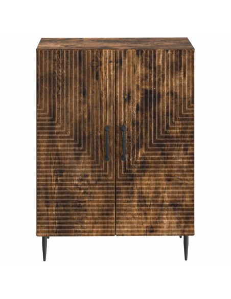 Mobiletto da Bagno HAARLEM Rovere Fumo 59,5 x 31 x 80 cm