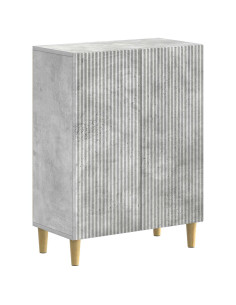 Mobiletto da Bagno ARNHEM Grigio Cemento 59,5 x 31 x 80 cm
