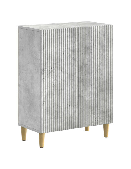 Mobiletto da Bagno ARNHEM Grigio Cemento 59,5 x 31 x 80 cm