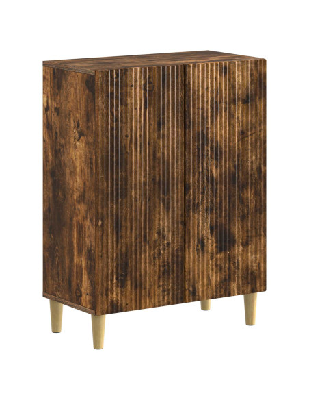Mobiletto da Bagno ARNHEM Rovere Fumo 59,5 x 31 x 80 cm