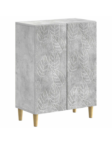 Mobiletto da Bagno DELFT Grigio Cemento 59,5 x 31 x 80 cm