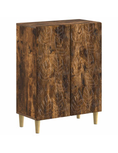 Mobiletto da Bagno DELFT Rovere Fumo 59,5 x 31 x 80 cm