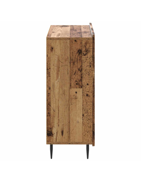 Mobiletto da Bagno ZWOLLE Legno antico 59,5 x 31 x 79,5 cm