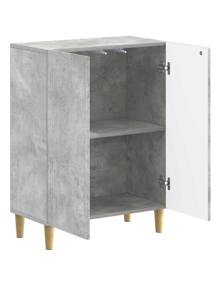 Mobiletto da Bagno ARNHEM Grigio Cemento 59,5 x 31 x 80 cm