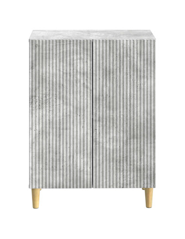 Mobiletto da Bagno ARNHEM Grigio Cemento 59,5 x 31 x 80 cm