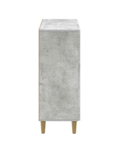 Mobiletto da Bagno ARNHEM Grigio Cemento 59,5 x 31 x 80 cm