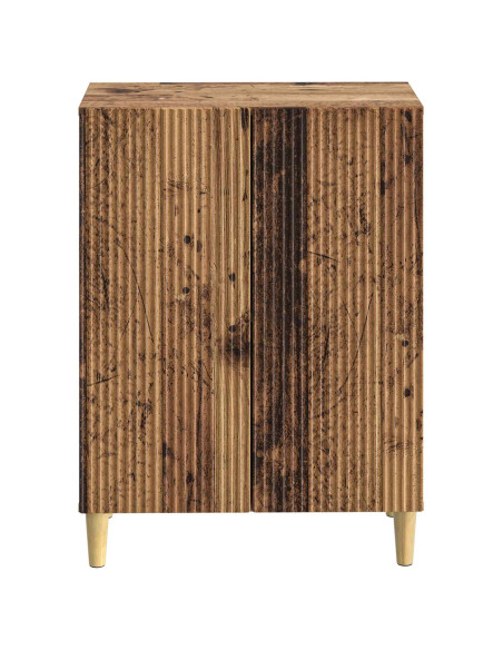 Mobiletto da Bagno ARNHEM Legno antico 59,5 x 31 x 80 cm