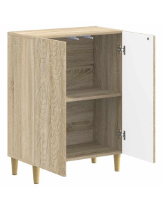 Mobiletto da Bagno DELFT Rovere Sonoma 59,5 x 31 x 80 cm 2