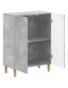 Mobiletto da Bagno DELFT Grigio Cemento 59,5 x 31 x 80 cm 2