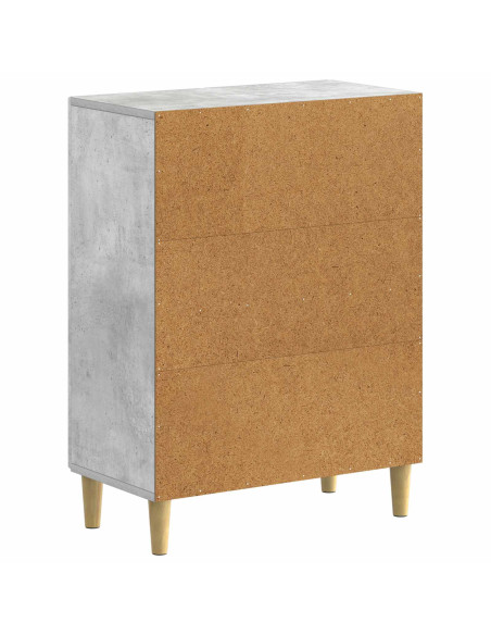 Mobiletto da Bagno DELFT Grigio Cemento 59,5 x 31 x 80 cm
