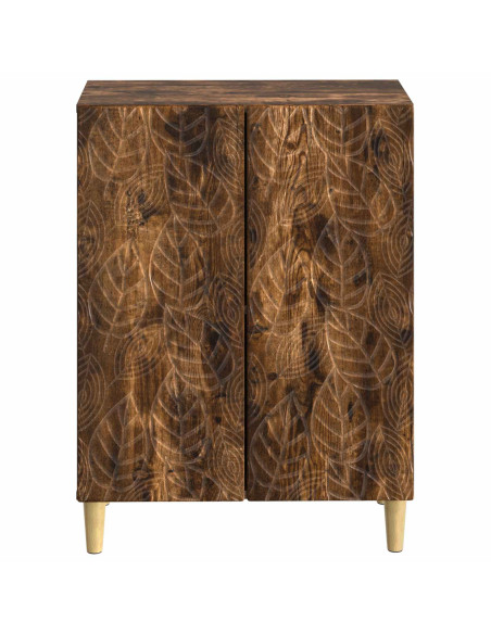 Mobiletto da Bagno DELFT Rovere Fumo 59,5 x 31 x 80 cm