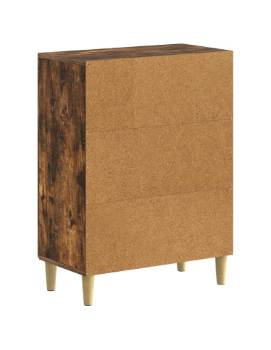 Mobiletto da Bagno DELFT Rovere Fumo 59,5 x 31 x 80 cm