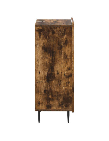 Mobiletto da Bagno ZWOLLE Rovere Fumo 30 x 31 x 79,5 cm