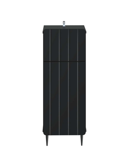 Mobiletto da Bagno ZWOLLE Nero 30 x 31 x 79,5 cm
