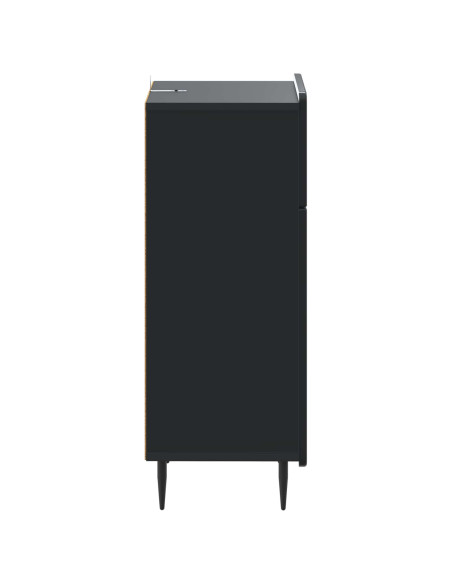 Mobiletto da Bagno ZWOLLE Nero 30 x 31 x 79,5 cm