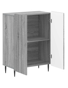 Mobiletto da Bagno ZWOLLE Sonoma grigio 59,5 x 31 x 79,5 cm 2