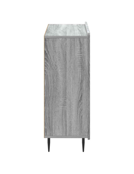 Mobiletto da Bagno ZWOLLE Sonoma grigio 59,5 x 31 x 79,5 cm