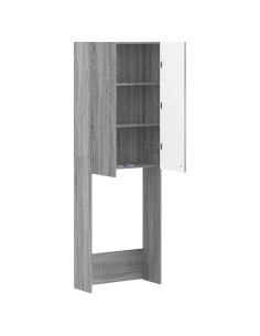 Mobile Bagno ARNHEM Sonoma grigio 66 x 25,5 x 190 cm 2