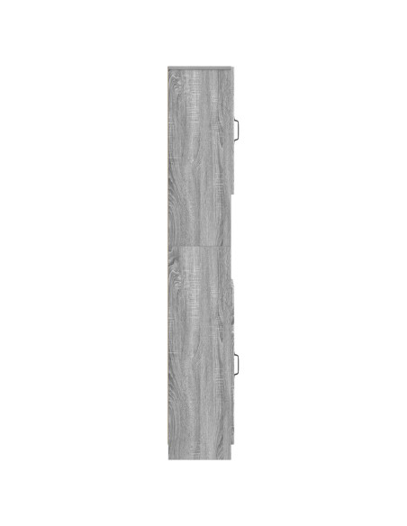 Armadio da Bagno con Ripiano Aperto UTRECHT Sonoma grigio