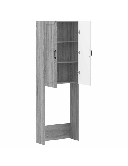 Mobile Bagno UTRECHT Sonoma grigio 66 x 25,5 x 190 cm