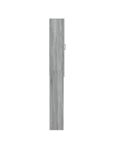 Mobile Bagno UTRECHT Sonoma grigio 66 x 25,5 x 190 cm