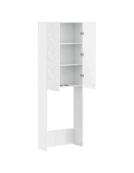 Mobile Bagno DELFT Bianco Lucido 66 x 25,5 x 190 cm
