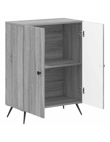 Mobiletto da Bagno BREDA Sonoma grigio 59,5 x 31 x 80 cm