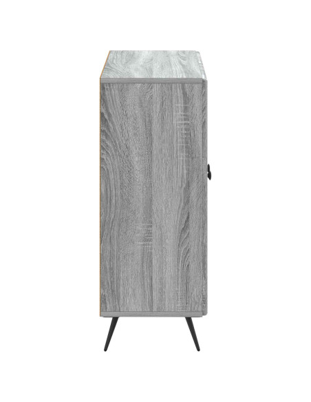 Mobiletto da Bagno BREDA Sonoma grigio 59,5 x 31 x 80 cm