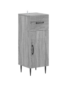 Mobiletto da Bagno HAARLEM Sonoma grigio 30 x 31 x 80 cm