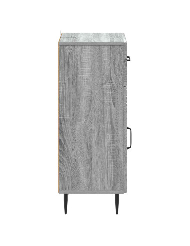 Mobiletto da Bagno HAARLEM Sonoma grigio 30 x 31 x 80 cm