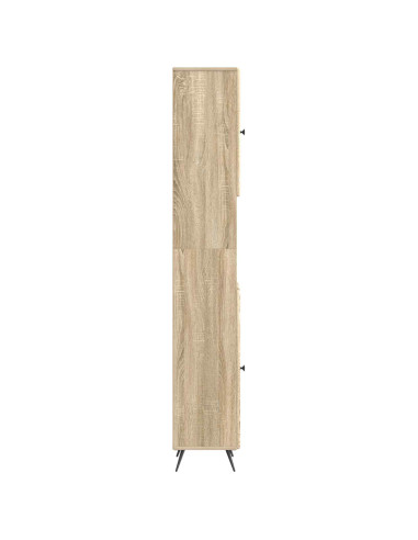 Armadio da Bagno con Ripiano Aperto BREDA Rovere Sonoma