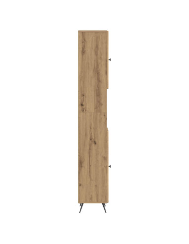 Armadio da Bagno con Ripiano Aperto BREDA Legno antico