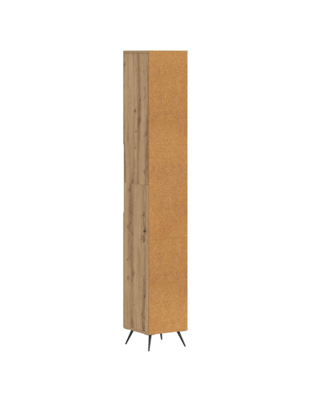 Armadio da Bagno con Ripiano Aperto BREDA Legno antico