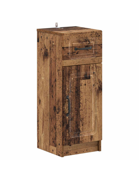 Mobiletto da Bagno UTRECHT Legno antico 30 x 31 x 77 cm