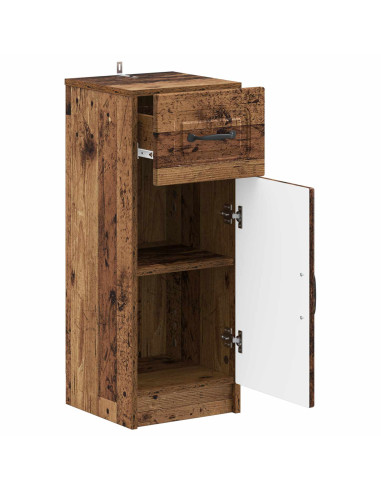 Mobiletto da Bagno UTRECHT Legno antico 30 x 31 x 77 cm