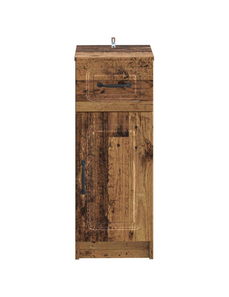 Mobiletto da Bagno UTRECHT Legno antico 30 x 31 x 77 cm