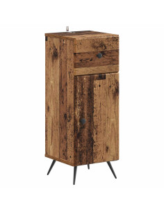 Mobiletto da Bagno BREDA Legno antico 30 x 31 x 80 cm