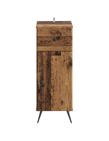 Mobiletto da Bagno BREDA Legno antico 30 x 31 x 80 cm