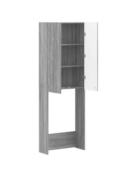 Mobile Bagno DELFT Sonoma grigio 66 x 25,5 x 190 cm