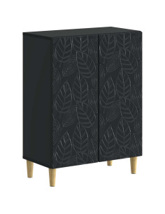 Mobiletto da Bagno DELFT Nero 59,5 x 31 x 80 cm